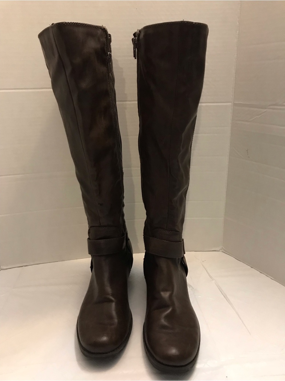 A2 Brown Tall Riding Boots - Women